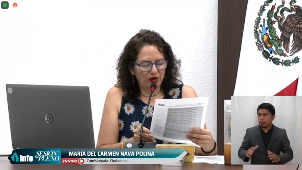75 días sin pleno operativo del INAI - María del Carmen Nava Polina